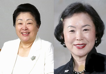 왼쪽부터 장영신, 김보겸/사진=인터넷커뮤니티