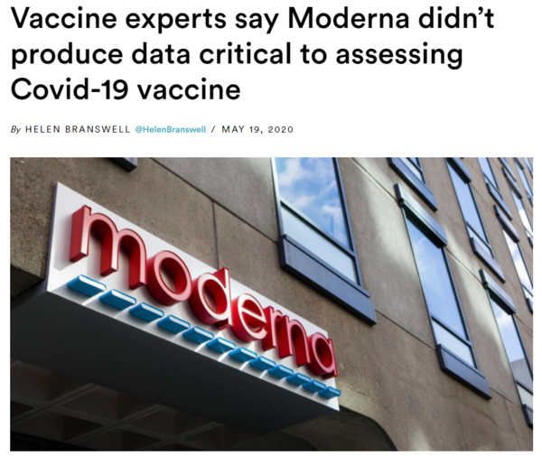 미국 의학전문매체 스탯(STAT)은 19일 모더나의 발표가 성공여부를 판단하기에는 부족하다고 지적했다.