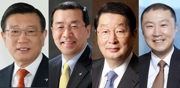 사진 왼쪽부터 박삼구, 구자홍, 구자엽, 구자은/사진=각 사