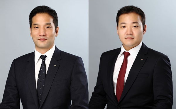 이태성 세아홀딩스 신임 사장(왼쪽)과 이주성 세아제강지주 신임 사장./사진=세아그룹