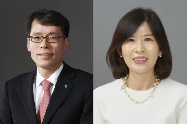 차기 기업은행장에 내부 인사인 김성태 전무이사(왼쪽)와 최현숙 IBK캐피탈 대표가 거론되고 있다. /사진=IBK기업은행, IBK캐피탈