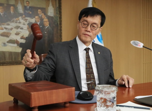 이창용 한국은행 총재가 11일 금통위 희의를 주재하고 있다. /사진=한국은행