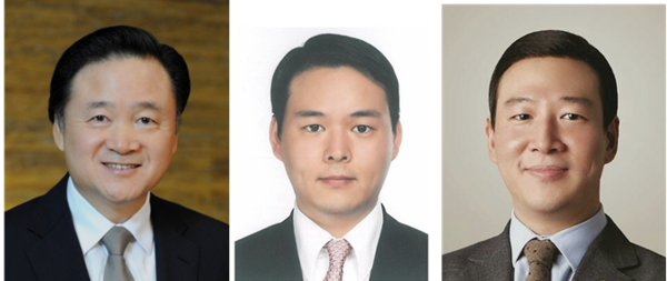 왼쪽부터 허영인 SPC회장, 허진수 파리크라상 사장, 허희수 SPC삼립 부사장. /사진=SPC