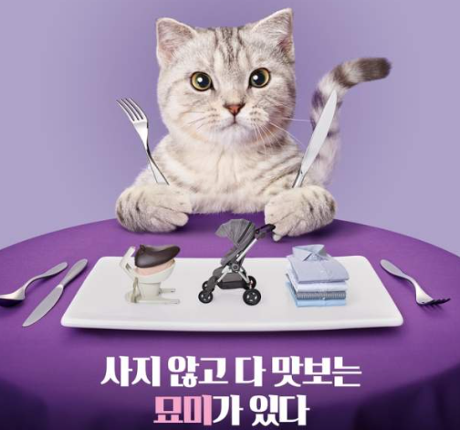 롯데렌탈이 2017년 8월 론칭한 라이프스타일 렌탈 플랫폼 '묘미'의 론칭 홍보 화면. /사진=롯데렌탈