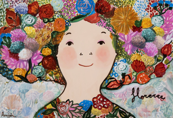 꽃이 필 때 / In Bloom, Oil on canvas, 2022