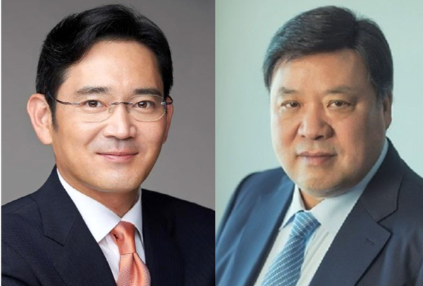 이재용 삼성전자 회장(왼쪽)이 보유한 주식평가액이 올해 1분기 16조5864억원으로 40개 주요 그룹 총수 가운데 1위를 차지했고, 서정진 셀트리온 회장이 11조614억원으로 그 뒤를 이었다. /사진=각사