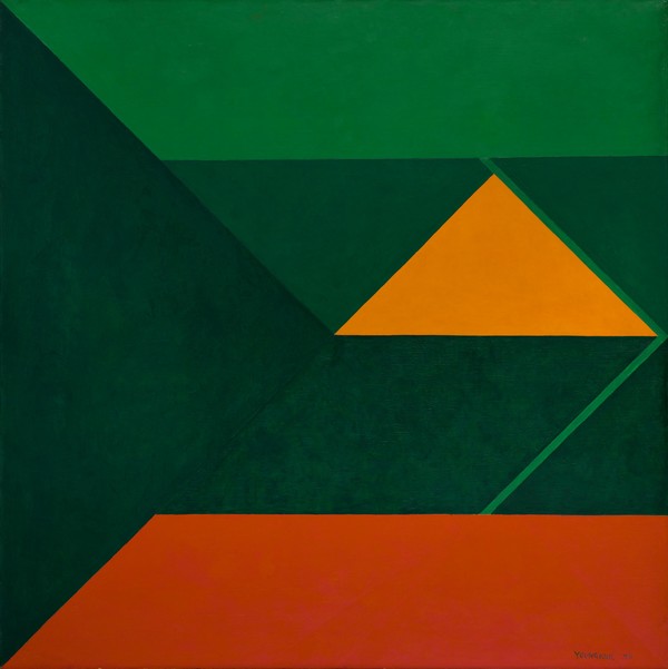 유영국, '산', 1970, 캔버스에 유채, 136.5×136.5cm, 국립현대미술관 소장, ⓒ유영국미술문화재단