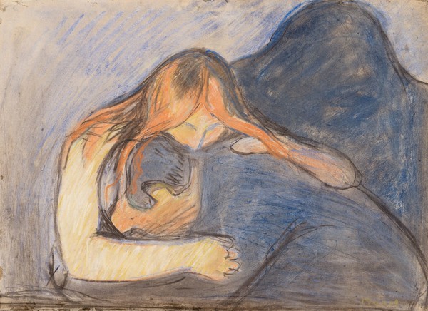 ‘뱀파이어 Vampire’, c.1895, 종이에 파스텔