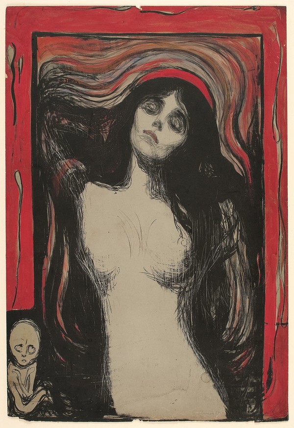 ‘마돈나 Madonna’, 1895/1902, 종이에 석판
