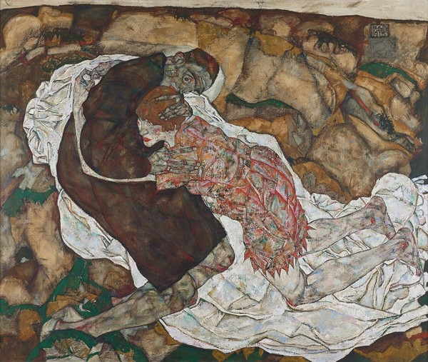 에곤 실레, 죽음과 소녀, 1915년