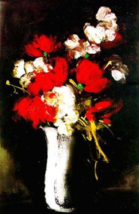 모리스 드 블라맹크, 붉은 작약, 1930