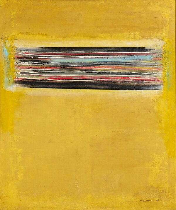 〈제사〉, 1966, 캔버스에 유화, 162×137cm