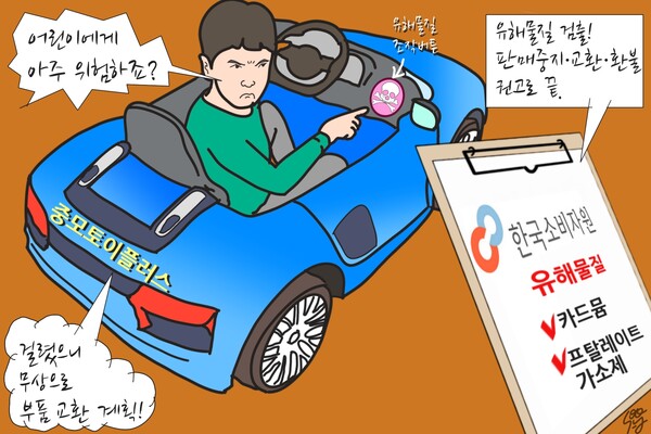 5월은 어린이 세상? 새싹 짓밟는 한국소비자원의 ‘면봉 조치’. /일러스트=조수연 편집위원
