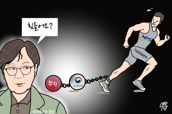 국민연금 기금운용과 보건복지부./ 일러스트=조수연편집위원