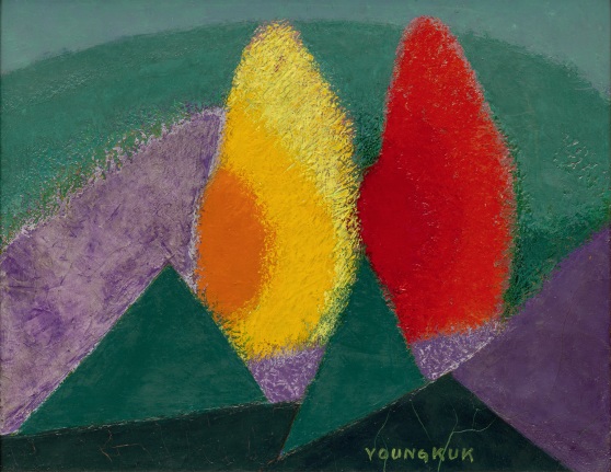 작품(Work), 1977, 캔버스에 유채, 32×41cm