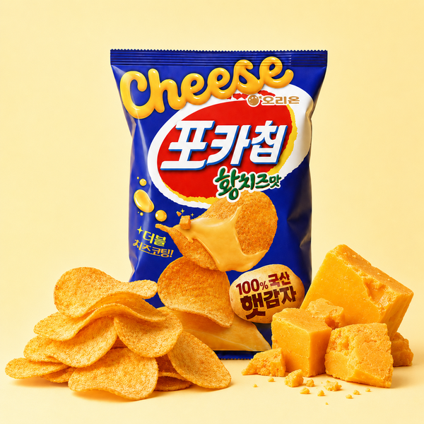 오리온 포카칩 황치즈맛. /사진=오리온